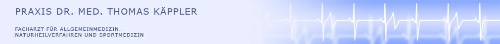 Praxis Dr. Käppler Kurarzt - Arzt für Allgemeinmedizin, Naturheilverfahren und Sportmedizin
